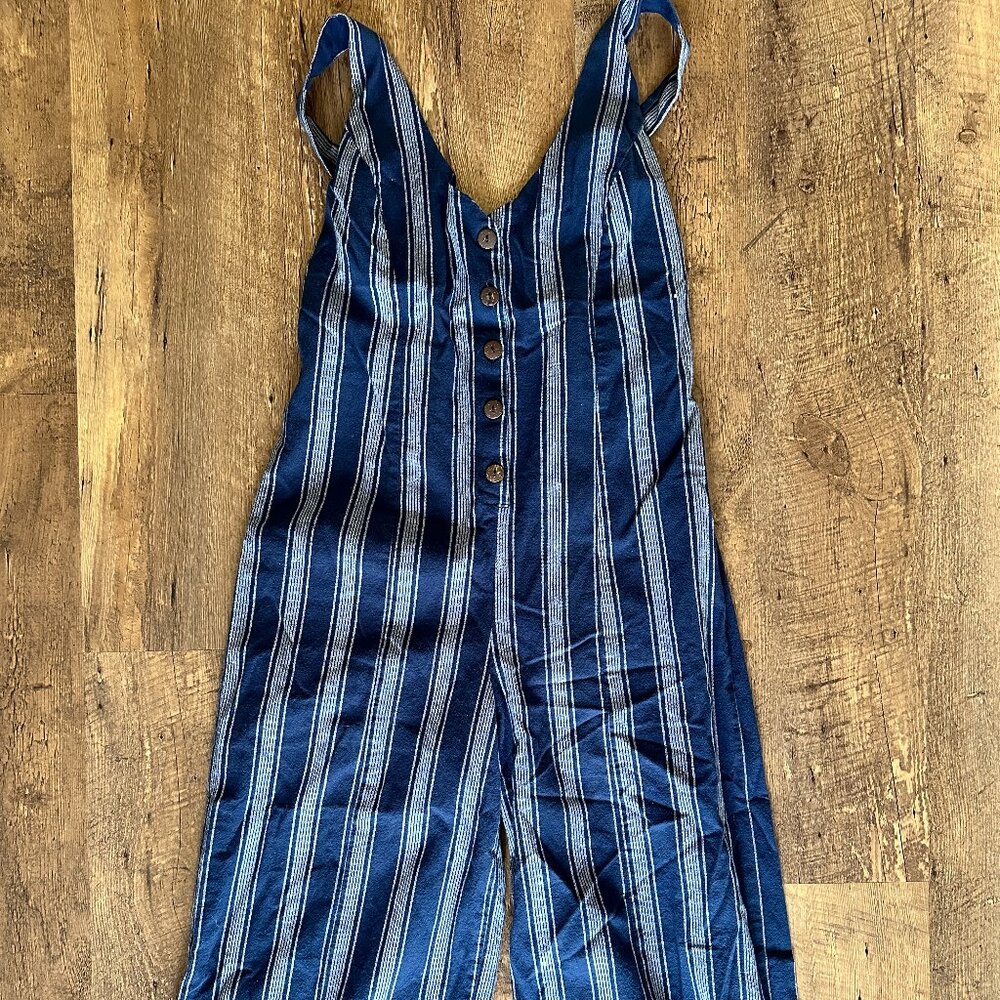 Striped Forever 21 Jumpsuit